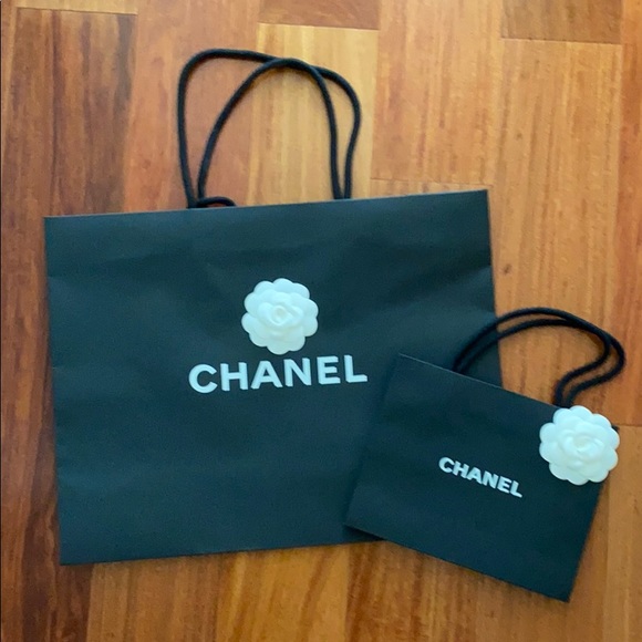 Chanel Paper Bags with Camellia Flower - Picture 1 of 1